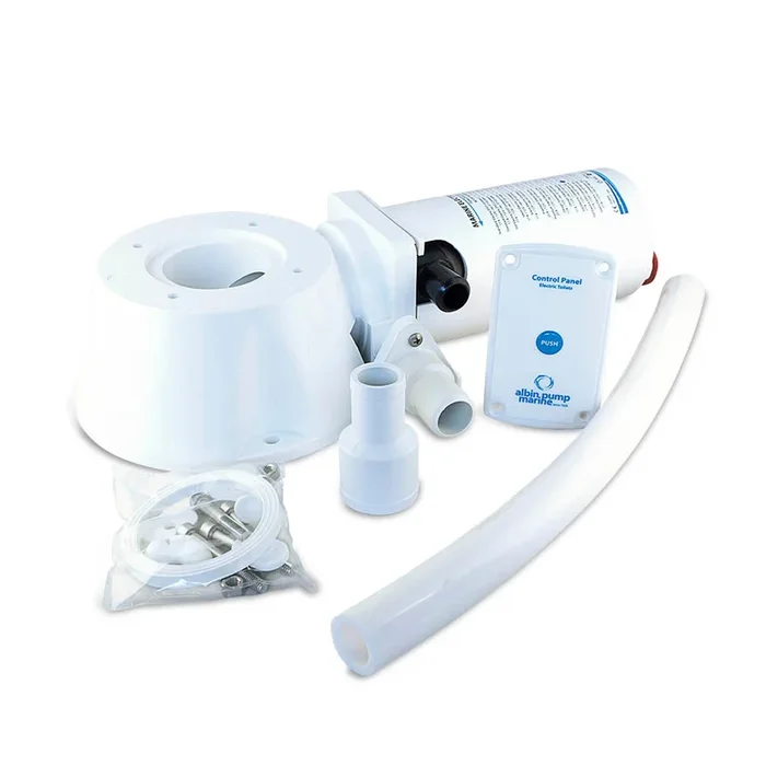 Albin Group Marine Standard Electric Toilet Conversion Kit – 12V [07-66-019]