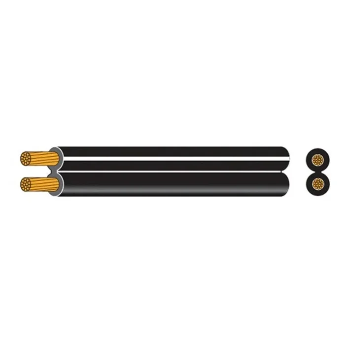 AMC 2 Core 0.38mm2 Speaker Cable 10m Black (Each)