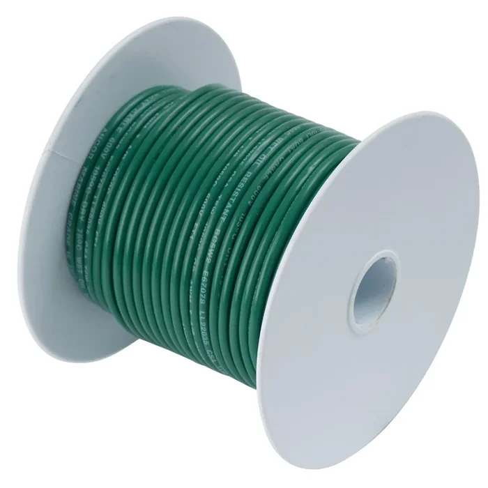 Ancor Green 10 AWG Tinned Copper Wire – 1,000′