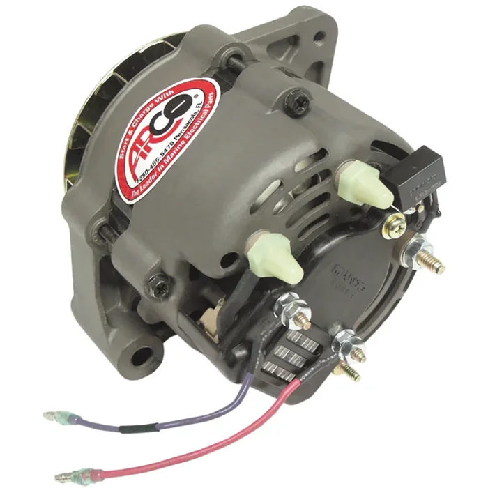 ARCO Marine Premium Replacement Alternator w/Multi-Groove Pulley – 12V 55A