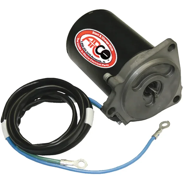 ARCO Marine Replacement Outboard Tilt Trim Motor – Yamaha, 2-Wire, 3 Bolt, Flat Blade Shaft [6263]
