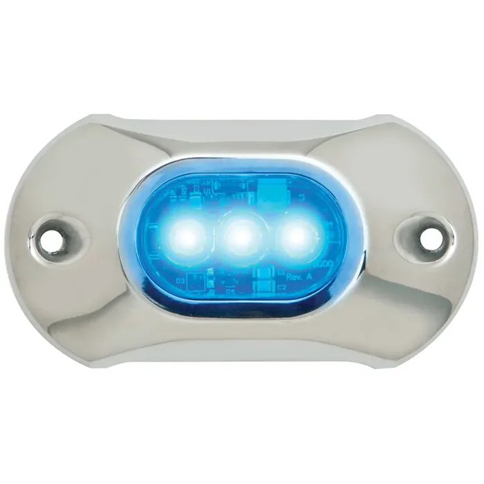 Attwood Light Armor Underwater LED Light – 3 LEDs – Blue