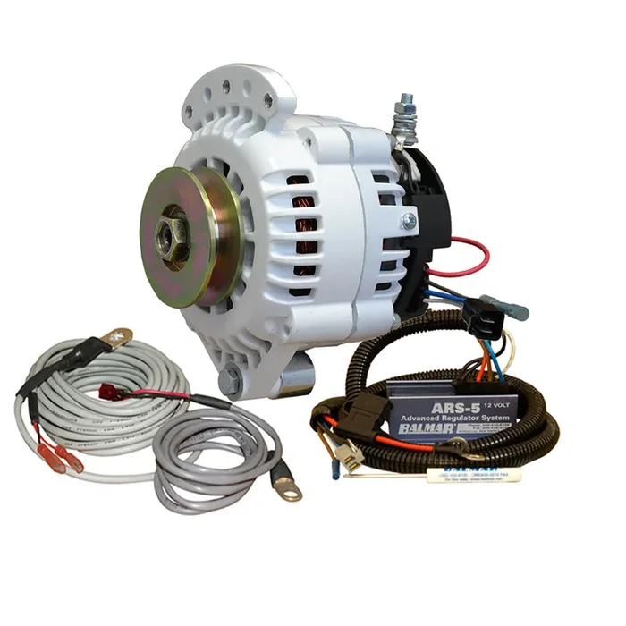 Balmar 621 Series Alternator – Spindle Mount(Single Foot) Charging Kit – 100A – 12V
