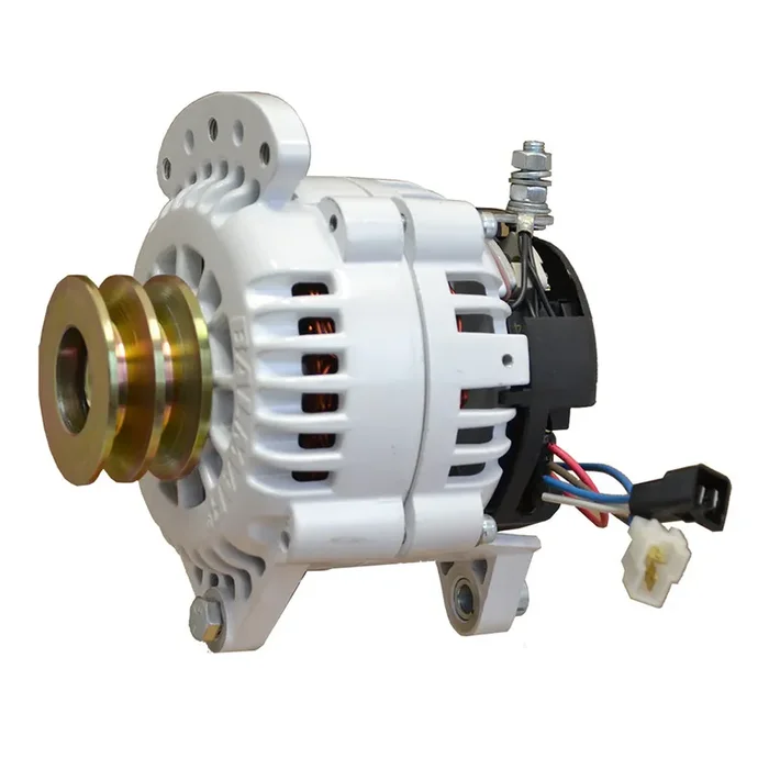 Balmar Alternator 100 AMP 12V 3.15in Dual Foot Saddle Dual Pulley with Isolated Ground