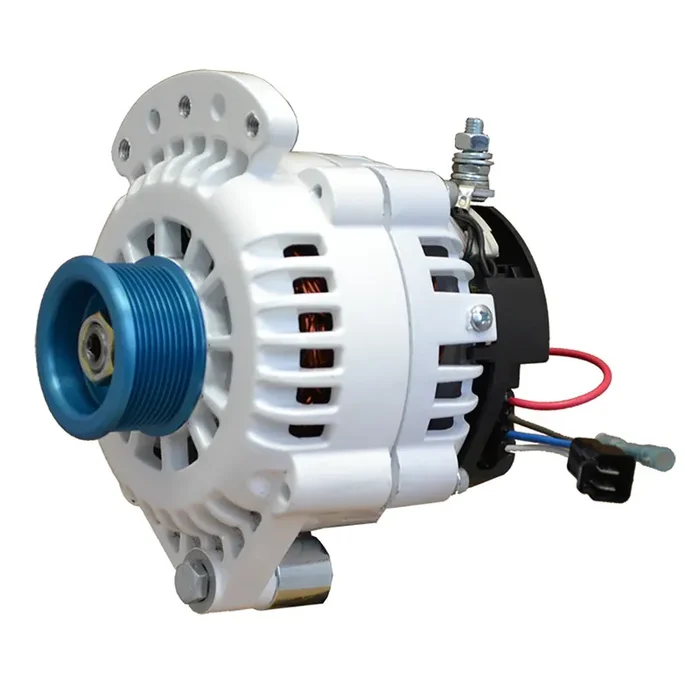 Balmar Alternator 120 AMP 12V 1-2″ Single Foot Spindle Mount J10 Pulley w/Isolated Ground – 621-120-J10