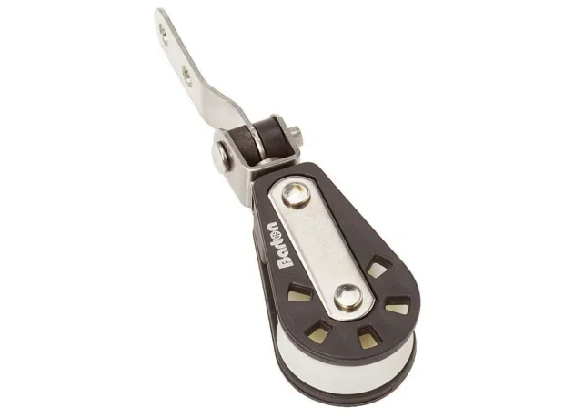 Barton Spinnaker Lead Block on Tang, Size 1-30mm Sheave
