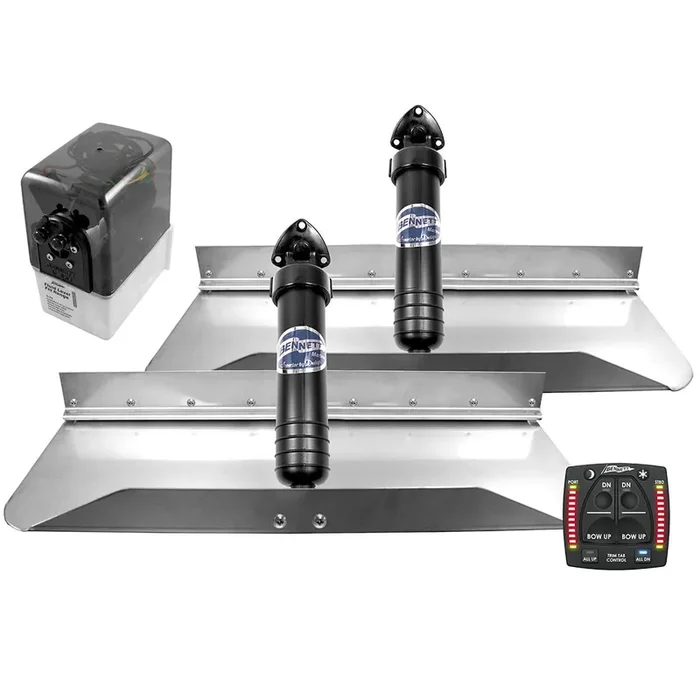 Bennett Marine 24×9 Hydraulic Trim Tab System without ne Box Indication