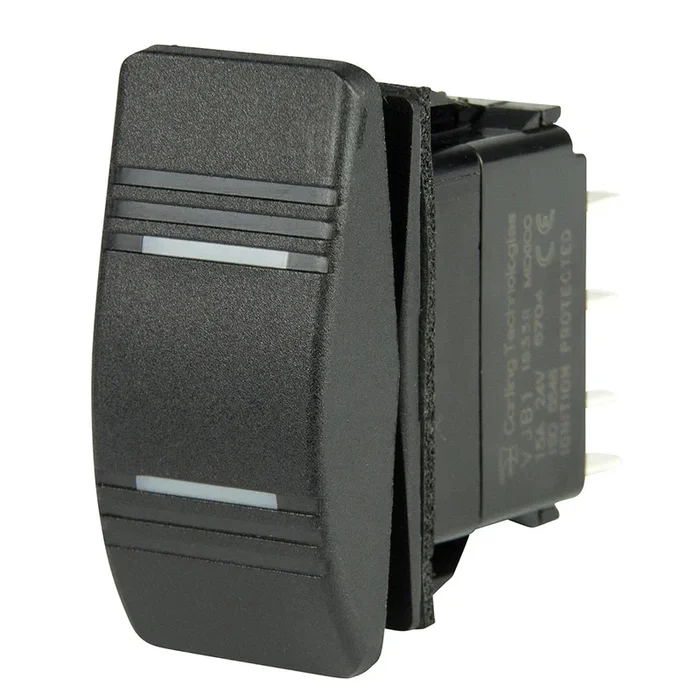 BEP DPDT Contura Switch – 2-Amber LEDs – ON/OFF/ON [1001808]