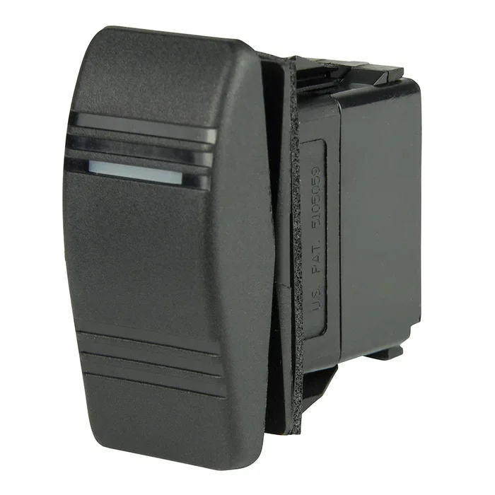BEP SPDT Contura Switch – 1-Amber LED – (ON)/OFF/ON [1001805]