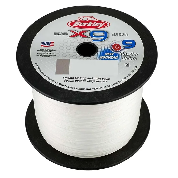 Berkley x9 Braid Crystal – 40lb – 2188 yds – X9BBK40-CY
