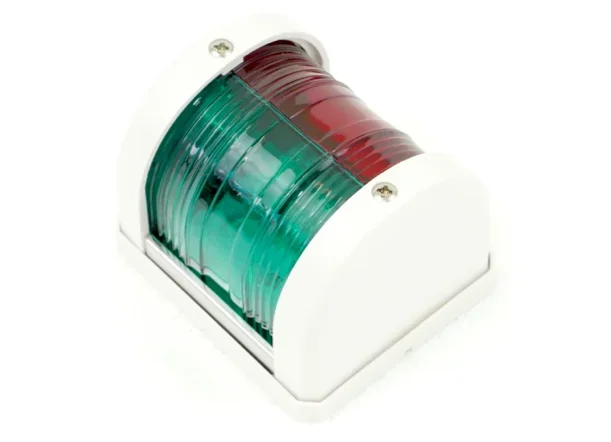 Bi – Colour Red & Green Combination Bow LED Navigation Light – MidiNav Range – for boats up to 12m