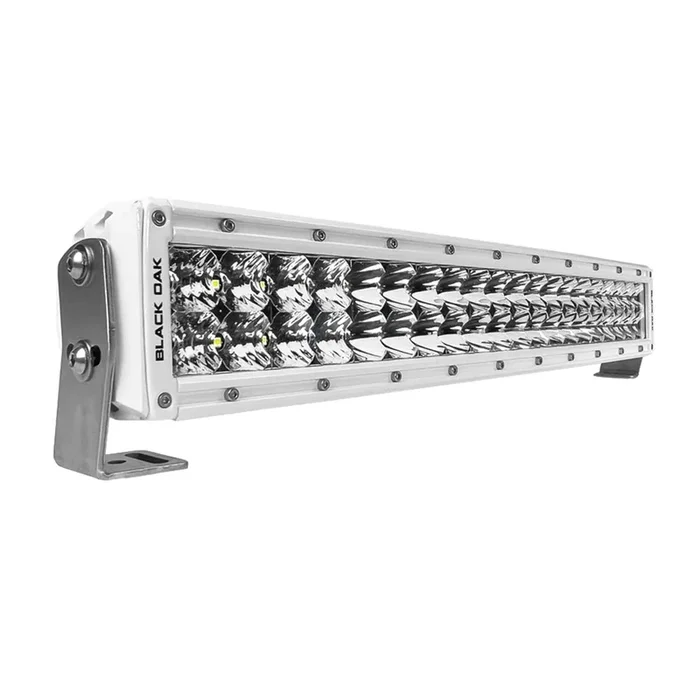 Black Oak Pro Series Curved Double Row Combo 20″ Light Bar – White