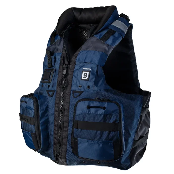 Bluestorm Classic Adult Fishing Life Jacket – Deep Blue – L/XL