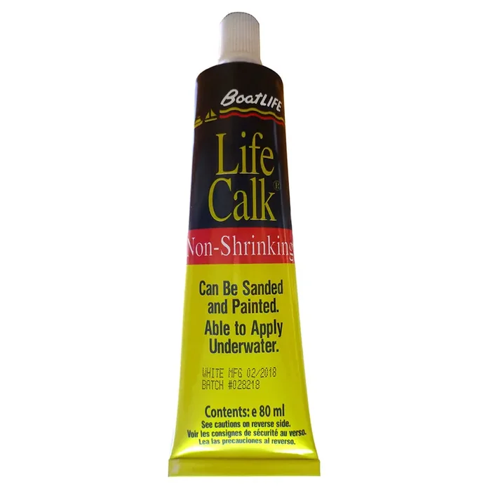 BoatLIFE Life-Calk Sealant Tube – Non-Shrinking – 2.8 FL. Oz – White – 1030