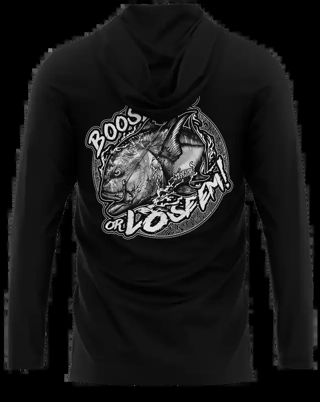 Boost Em Or Lose Em Grayscale Dri Fit Hoodie (Adult/Keiki)