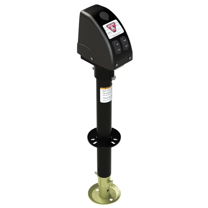 Bulldog 3,500lbs A-Frame RV Jack w/Powered Drive – 12V – Black Cover