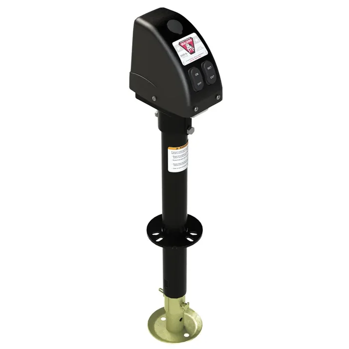 Bulldog 3,500lbs A-Frame RV Jack with Powered Drive – 12V – Black Cover