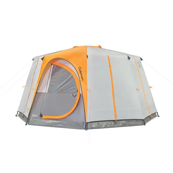 Coleman Octagon 98 w/Full Fly 8-Person Tent – Orange