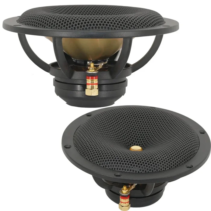 DC GOLD AUDIO N7R 7″ Reference Series Speaker – 4 OHM – (Pair) Black