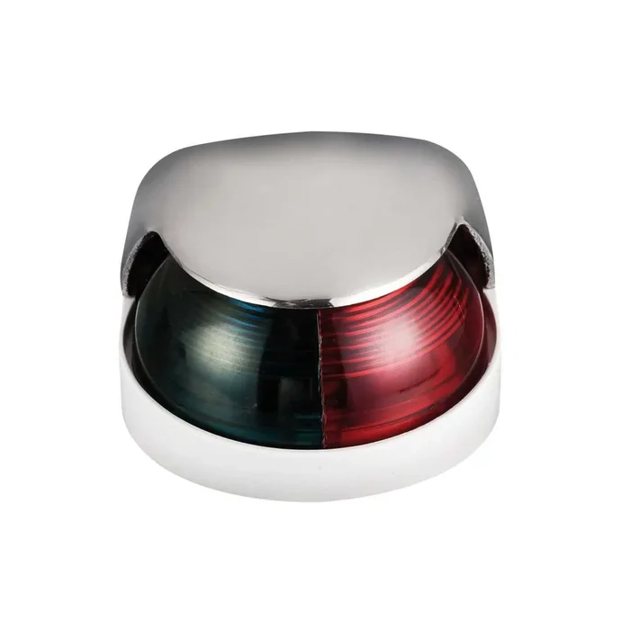 Deck 112,5° + 112,5° bicolour red/green navigation light AISI 316 body OS1150705