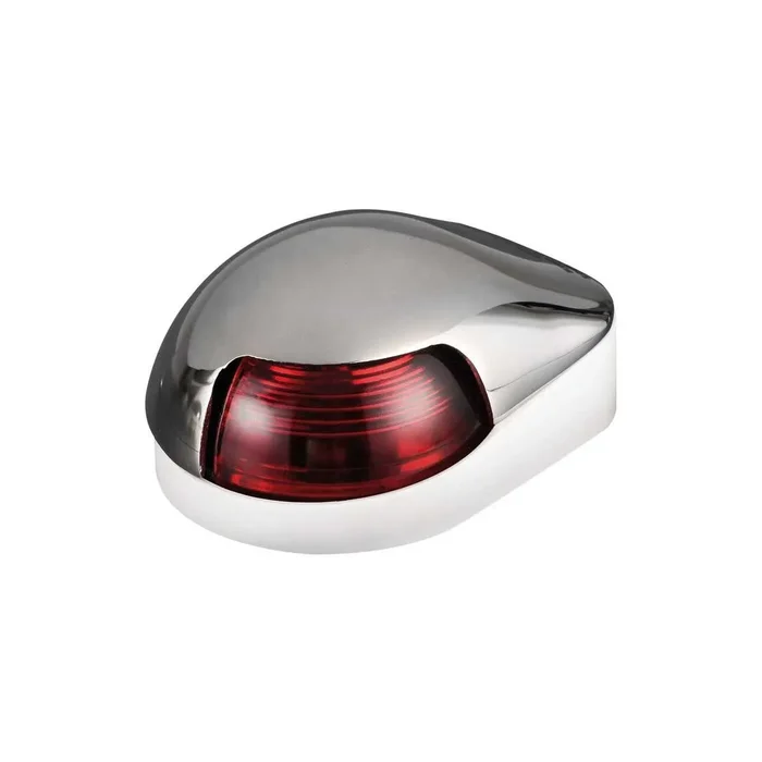Deck 112.5° red left side navigation light AISI 316 body OS1150706