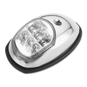 FANALI LED “ORIONE” 12-24V ROSSO SX 112,5° + VERDE DX 112,5°12MT INOX