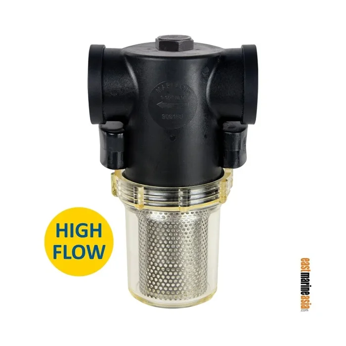 Forespar Marelon Titan T-Strainer High Flow Water Strainer – NPS