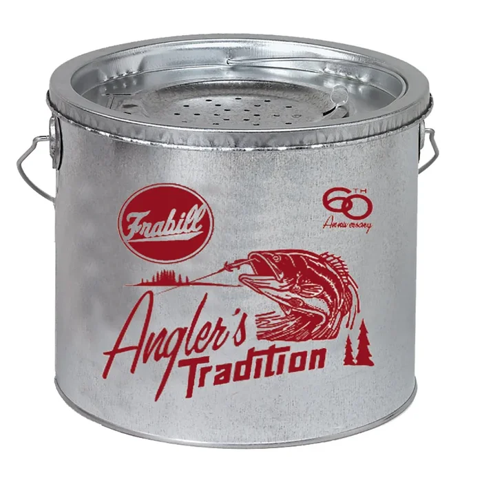 Frabill Galvanized 2-Piece Wade Floating Bucket – 8 Quart