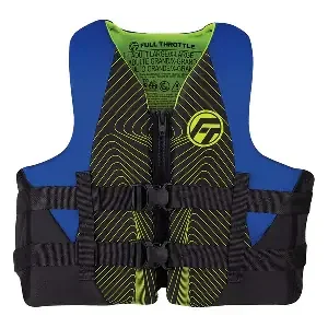 Full Throttle Adult Rapid-Dry Life Jacket – L/XL – Blue/Black – 142100-500-050-22