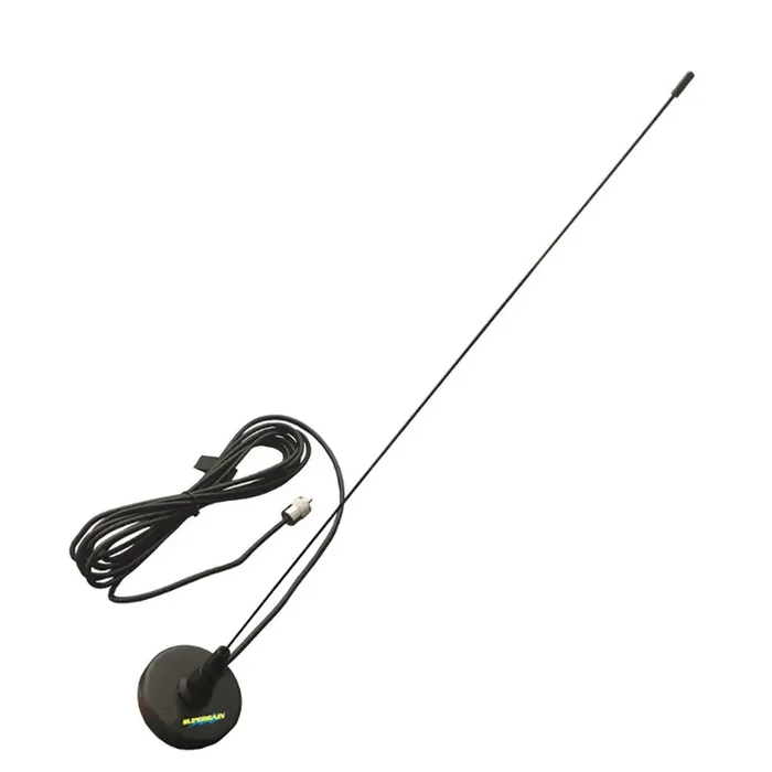 Glomex 21In Magnetic Mount Vhf Antenna with 15Ft Rg-58 Coaxial Cable and Pl-259 Connect