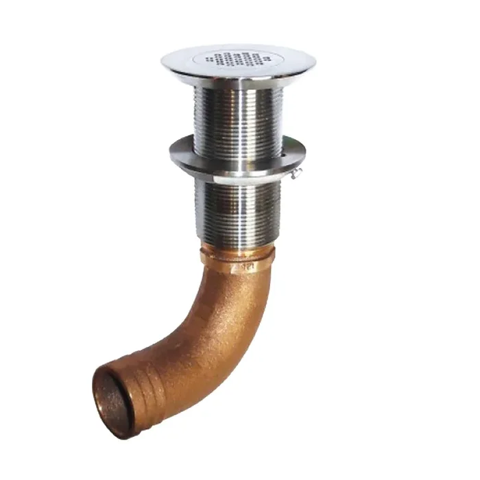 GROCO Deck Scupper 90 Degree 1-1/2″ Hose Connection