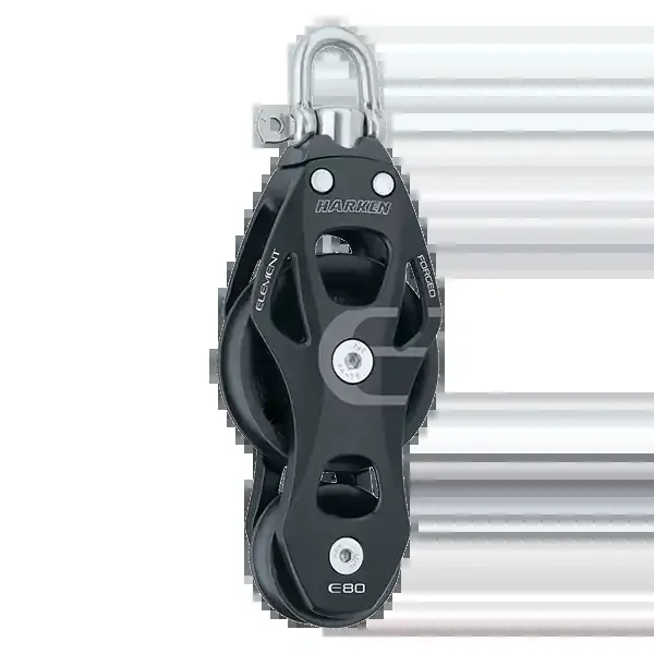 Harken 80mm Aluminum Element Fiddle Block Swivel