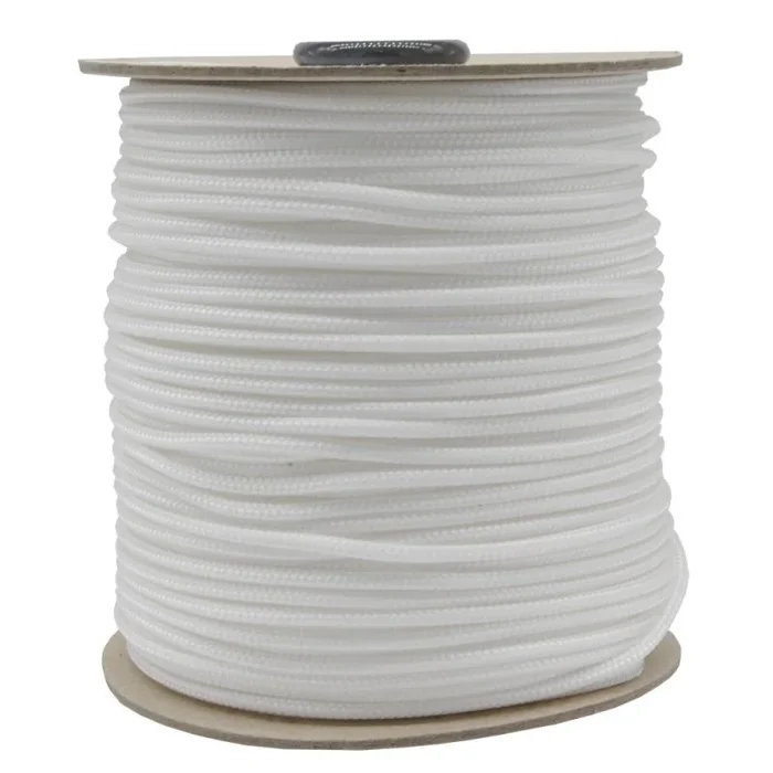 High-Quality UV Resistant White Polypropylene Braided Rope – Ø 3mm, 100m Spool for Sailing and Yachting