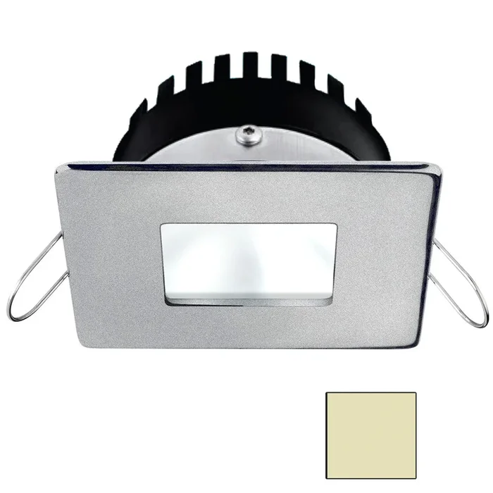 i2Systems Apeiron PRO A506 – 6W Spring Mount Light – Square/Square – Warm White – Brushed Nickel Finish