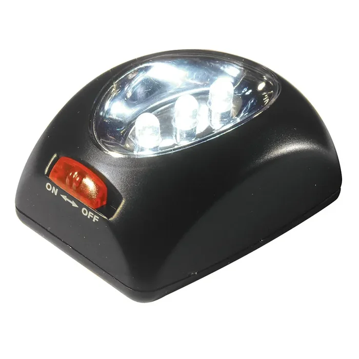 Innovative Lighting 3 White LED Portable Light with Velcro Strips – Black Case