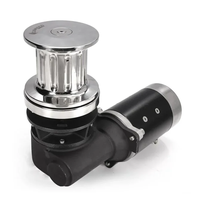Italwinch HERON 1000W 24V Stainless Steel Vertical Shaft Tonnage Winch with Drum – Perfect for Boats up to 23 Meters, Lifting Power up to 270 Kg, Recovery Speed 26 mt/min