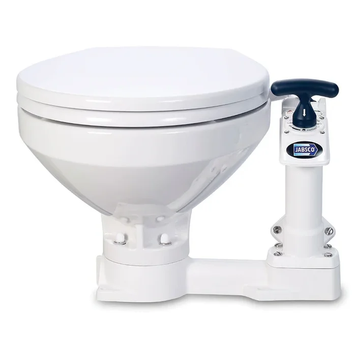 Jabsco Manual Marine Toilet – Regular Bowl w/Soft Close Lid