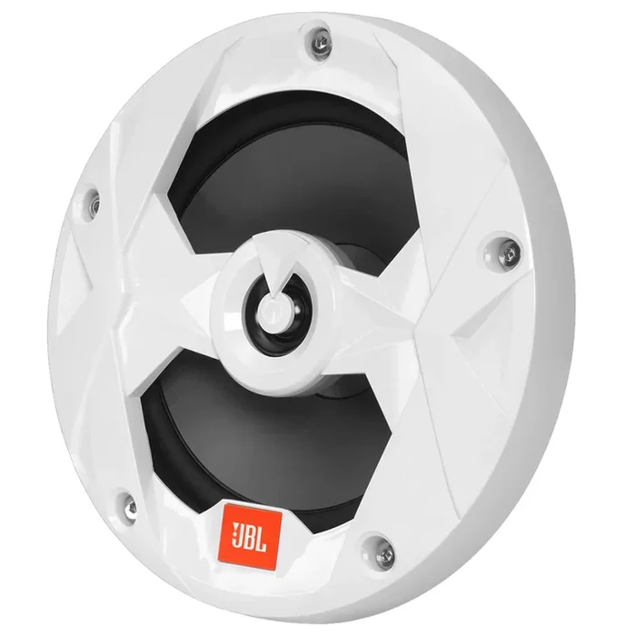 JBL MS8W 8″ 450W Coaxial Marine Speaker Non-Illuminated White Grill – Pair – Club Series