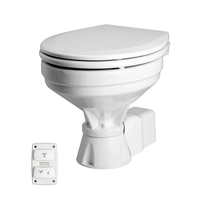 Johnson Pump Aqua T Toilet – Electric – Comfort – 12V w/Solenoid