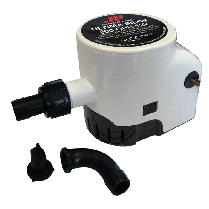 Johnson Pump Ultima Bilge 600 GPH 3/4″ Hose Dura Ports
