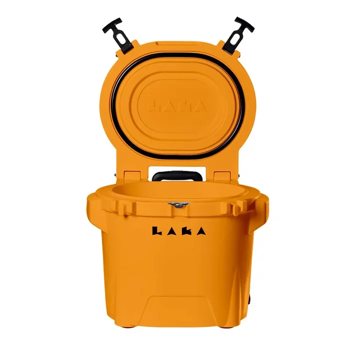 LAKA Coolers 30 Qt Cooler w/Telescoping Handle & Wheels – Orange