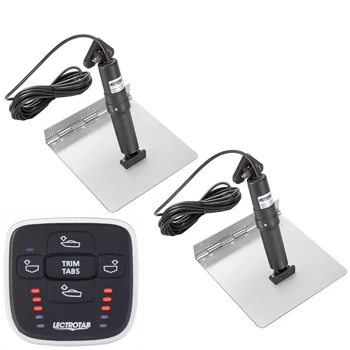 Lectrotab XKA Stainless Steel Trim Tab Kit w/MLC-1 Control – 12 x 9 [XKASML12X9]