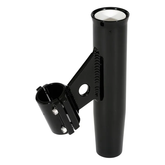 Lee’s Clamp-On Rod Holder – Black Aluminum – Vertical Mount – Fits 1.050 O.D. Pipe