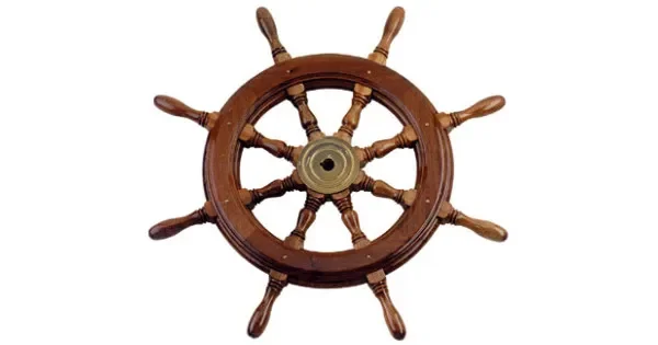 Mahogany Helmsmann wheel 420mm
