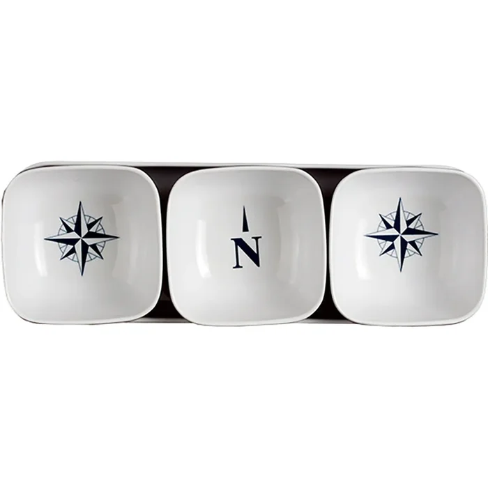 Marine Business Melamine Snack Set – NORTHWIND – Set of 4