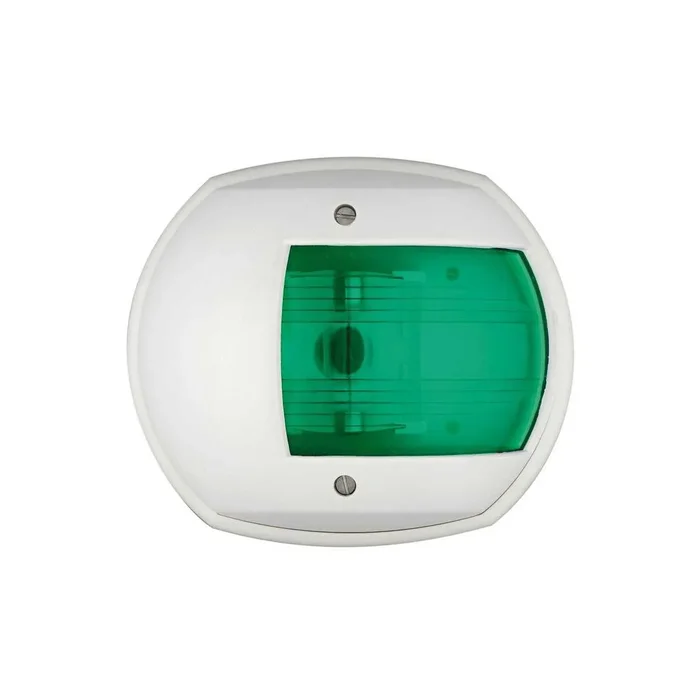 Maxi 20 12V 112.5° green navigation light white body OS1141112