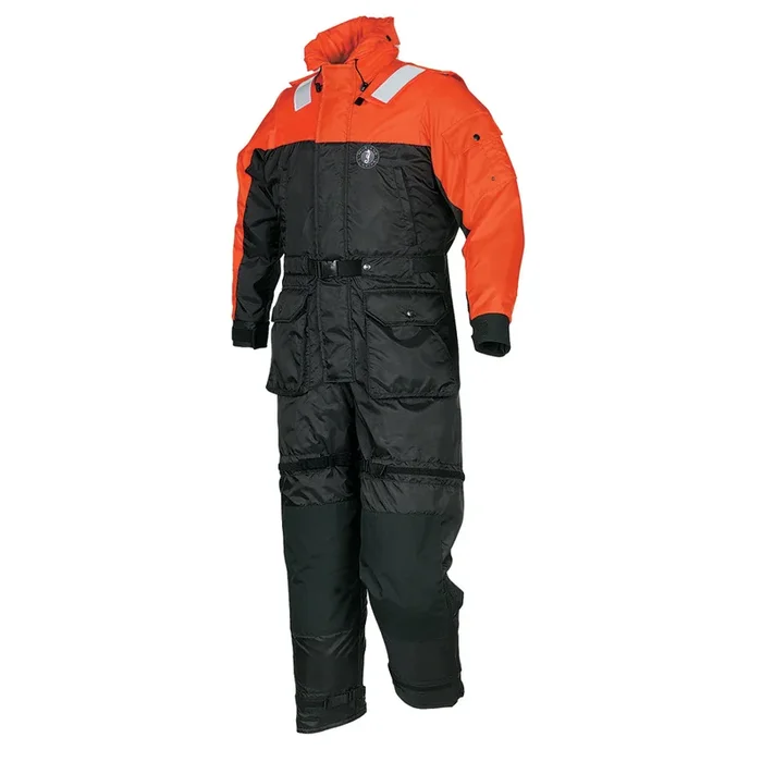 MustangDeluxe Anti-Exposure Coverall & Work Suit – Orange/Black – XXXL