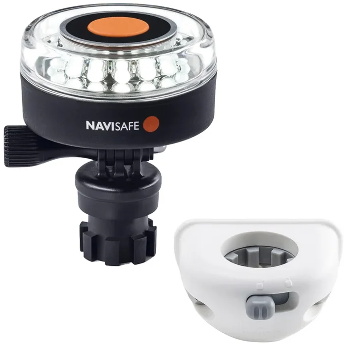 Navisafe Navilight 360 2NM White w/Navimount Base Vertical Mount – White [040KIT6]