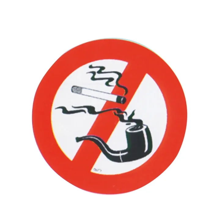 No Smoking On Board Adhesive Sign – Ø 150mm Marine Safety Reminder