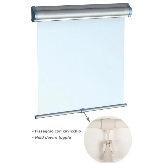 Oceanair Hatch Shade Roller Blind 556 x 600 – Elegant 100% Blackout Fabric for Nautical Use